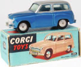leaflet (VG,BVG) 80-120 1624 Corgi Toys, 219 Plymouth Sports Suburban Station Wagon, light blue body with silver detailing, yellow