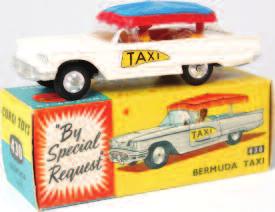 all-card box with leaflet (NM,BVG) 70-100 1632 Corgi Toys, 226 Morris Mini Minor, pale blue body with red interior, silver detailing with shaped spun hubs, in the original blue and yellow all-card