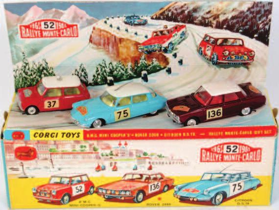 , one end flap missing to box (G-VG,BF- G) 200-300 Lot 1708 1709 Corgi Toys, 261 James Bond s Aston martin DB5, gold body, red interior with wire wheels, 1 bandit figure, mechanisms in working order,