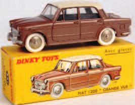 Lot 2050 2050 Dinky Toys, 162 Ford Zephyr saloon, two-tone blue body with grey hubs, silver detailed grille, in the original yellow picture-sided all-card box, with correct colour spot