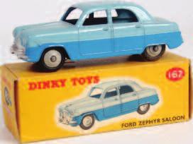 plough, yellow and black body with plough blade, spare wheel, in the original Supertoys lift-off lid box with one packing piece (VG-NM,BVG) 80-120 2060 Dinky Toys, 179 Studebaker President