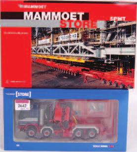 construction boxed diecast group, 2 examples to include No. 9437 Mammoet faun MK70 crane, truck with certificate (VG-NM-BVG) and No.