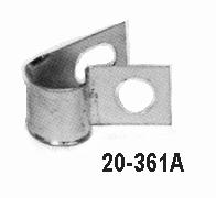 75 R 20-494 GRILL BAR HARNESS CLIP, 57, used on all cars at inner fender on driver's side, replacement for right