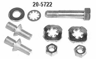 00 R 20-521D Top PADS TO BOW #2 SCREWS, Set of 12 screws & 12 finish washers 3.