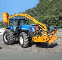particular when working in alleys and under crash barriers. The MKF 600 has a compact transport position.