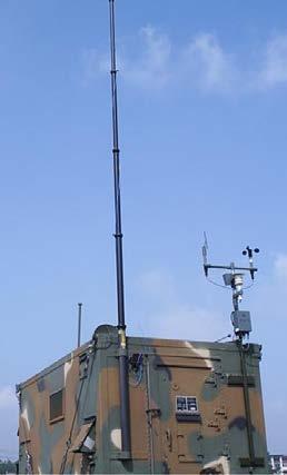This mast requires no guy lines and is available with an optional vehicle driveon plate for even faster deployment.