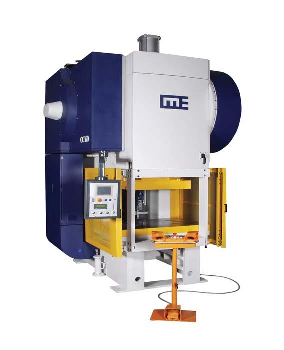 Mechanical Presses series CC The presses of range CC are ergonomically prepared to manual loading work, and optimized for automatic processes for example with automatic feeding devices.
