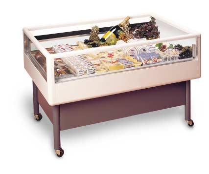 Chilled table COC 11 Open, refrigerated display unit that meets temperature demands close to zero.
