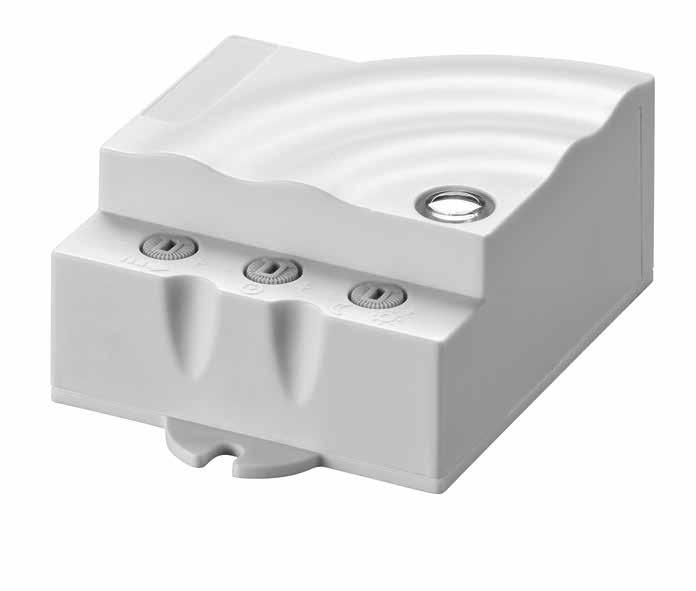 ACCES- SORIES SWITCH Sensor HF 5BP Automatic switching based on motion and light level Product description Motion detector for luminaire installation Motion detection through glass and thin materials