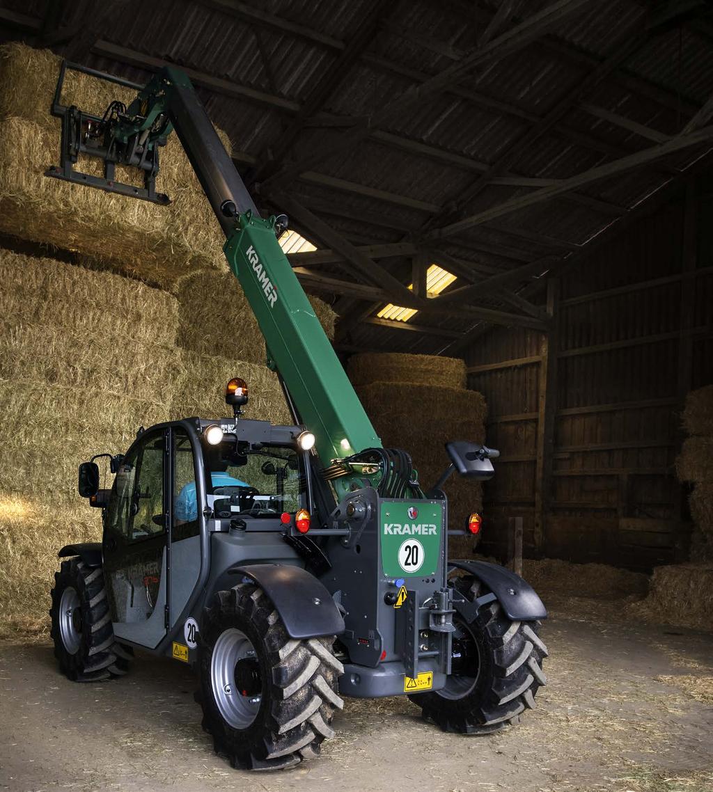 That is why the standard EN 15000 requires an overload protection system for telehandlers in order to avoid the vehicle tipping over in the longitudinal direction during static operation.