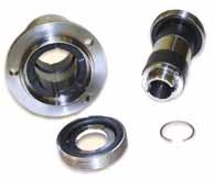 In the event of bearing failure, the cartridge design contains the bearings and prevents further damage to pump internals. Installation and replacement of bearings is simple.