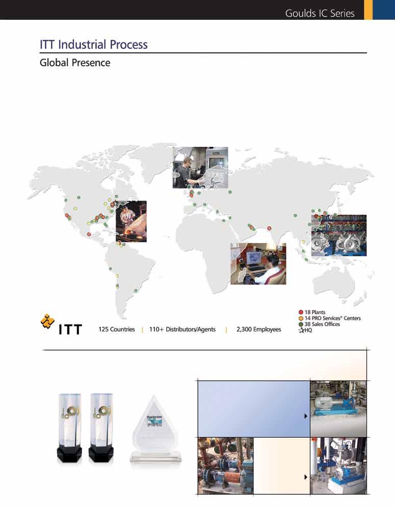 Global Presence The IC family of products has a complete world-wide presence.