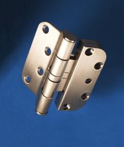 Remove the finial in the set hinge to access the hex screw. Single pass routing for quick and easy installation.