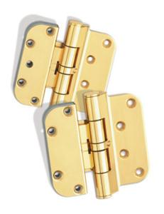 Especially designed for larger doors, with a panel weight capacity of up to 330 lbs. Tested to a Higher Standard. Brass hinges are tested beyond an impressive 2.