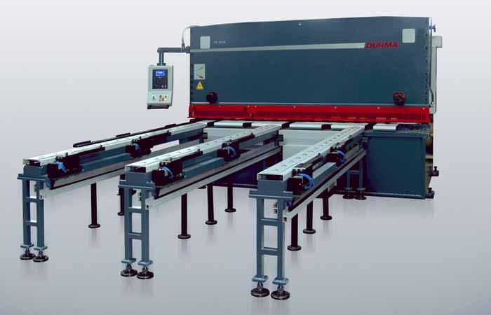 vs Series shears specifications CNC controlled front feed system large gap flip-up finger guards & tabletop transfers VS Series Cutting Length Cutting Capacity Stroke per minute High speed stroke /