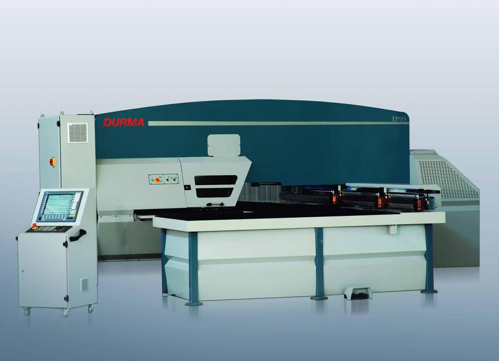 TP Series Turret Punch standard equipment Siemens 840Dsl CNC Control Up to Six Indexable Multi-Tool