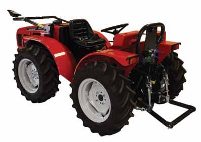 AGT compact tractors AGT 850 / 860 35,5-45 kw (48 60 hp) Front axle steering mono direction or Bi-Directional models. 12Fw X 12Rv synchronised gearbox with forward to reverse shuttle.