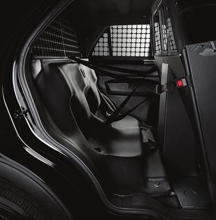 The prisoner transport systems are made specifically to fit the Ford Interceptor Utility, Ford Interceptor Sedan, Chevrolet Tahoe and Dodge Charger.