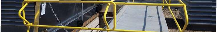 SafePro rails come standard powder coated safety