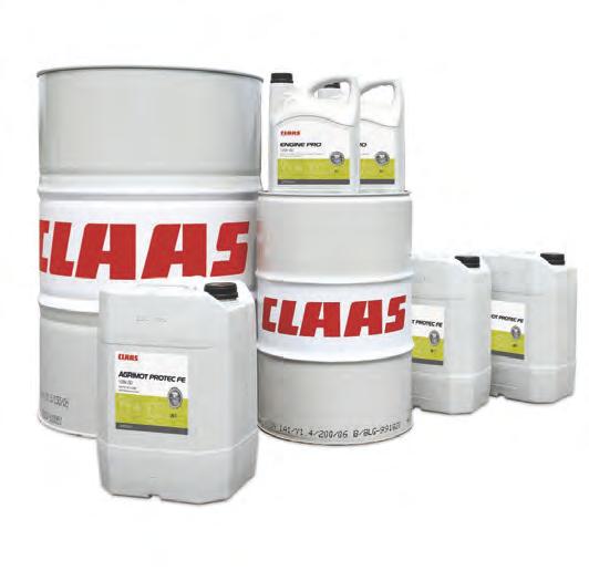 CPS: Full power with lubricants by CLAAS CLAAS lubricants.