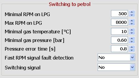 2.8. Switching to Petrol Fig.