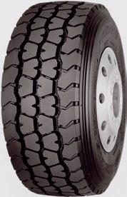 00R24 56/53K 2 Deeper tread 2 3 zig zag centre grooves with shoulder lugs Drive Axle LY77 Drive axle tyre for on & off construction-site operation engineered with advanced YOKOHAMA technologies.
