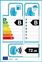 EU Tyre Label In 202 the European Union introduced a tyre label, in order to provide standardised information on 3 specific performances; fuel efficiency, wet grip and external rolling noise.