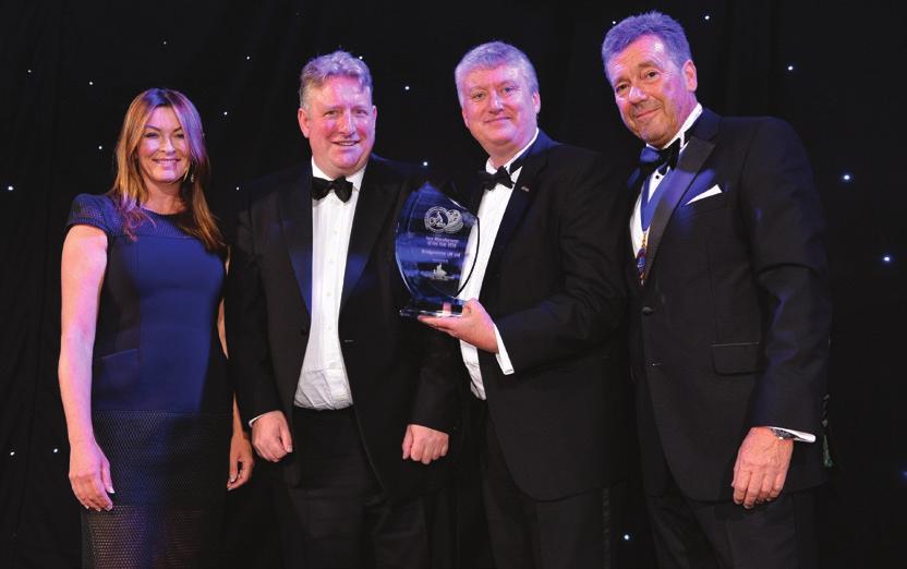 NTDA TYRE INDUSTRY AWARDS 2016 NTDA TYRE INDUSTRY AWARD WINNERS 2016 From left to right: Suzi Perry, Rob Shelley, (Managing Director of sponsor Maritime Cargo Services), award winner Bridgestone s MD