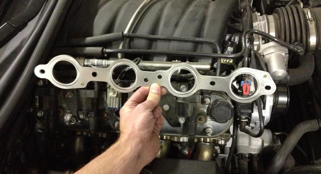 NOTE: Cometic MLS gaskets must be installed in the correct orientation to avoid blocking any spark plug holes!