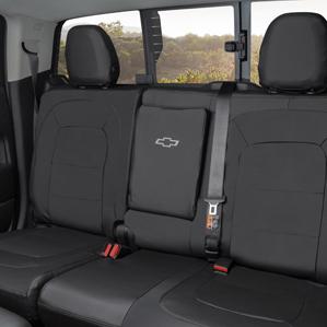 CHEVY $295 Seat Protector - Fitted / Protective Seat Cover for Crew Cab, Jet Black, for Models