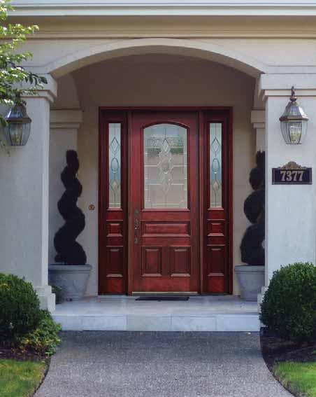A Pacific Entries Traditional Door Features: Factory pre-hung/pre-finished