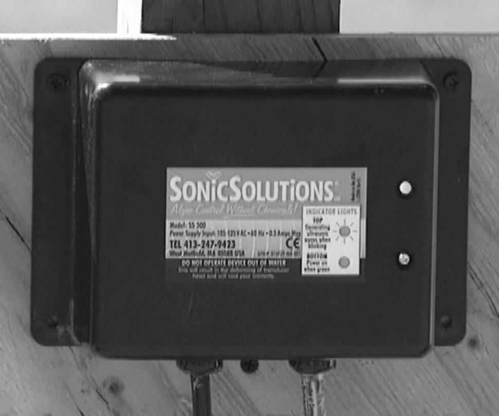 Operations and Maintenance To operate effectively, the SonicSolutions algae control system must be on 24-hours-a-day continuously emitting algae killing ultrasonic waves.
