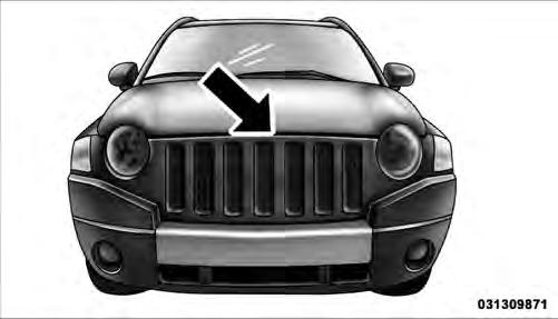 UNDERSTANDING THE FEATURES OF YOUR VEHICLE 139 CAUTION! To prevent possible damage, do not slam the hood to close it. Lower the hood until it is open approximately 8 in (20 cm) and then drop it.
