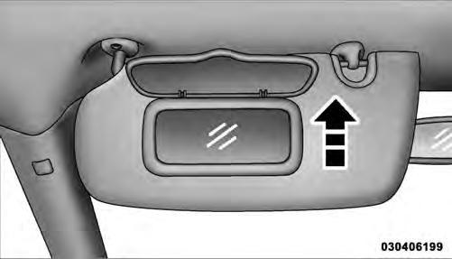 92 UNDERSTANDING THE FEATURES OF YOUR VEHICLE WARNING! Vehicles and other objects seen in the passenger side convex mirror will look smaller and farther away than they really are.