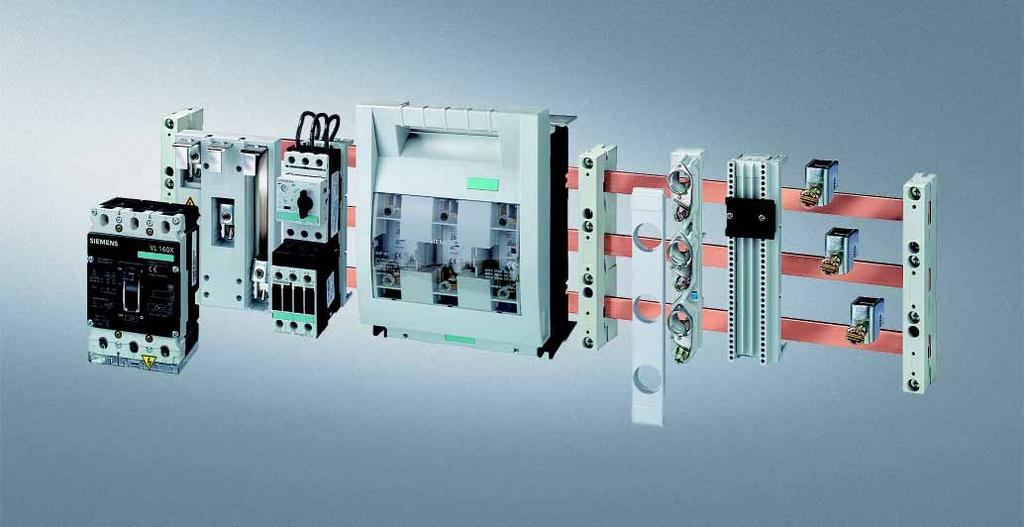 8US Busbar Systems 60 mm Busbar Systems General data Overview The 60 mm busbar system is used preferably in control cabinet installation, in motor control centers and in power distribution systems of
