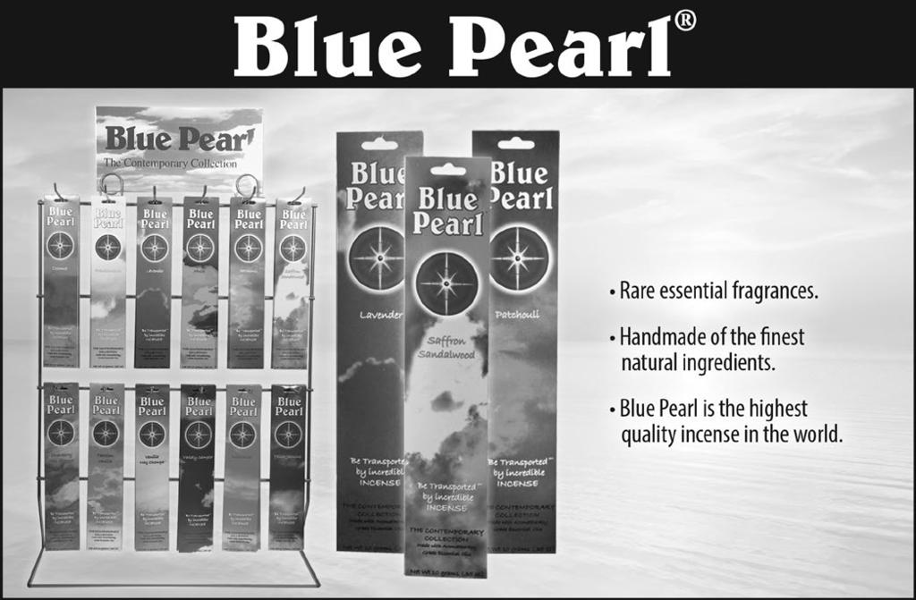 Blue Pearl Blue Pearl is the quintessence of incense. The finest fragrances Mother Nature could produce.