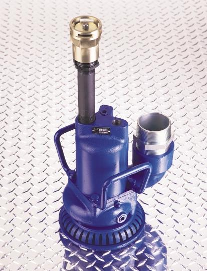 Submersible Pump ATP 551P Sump Pump The new ATP-551 is a light weight portable, air operated, fully submersible Sump Pump with the power to pump up to 216 gallons of water per minute.