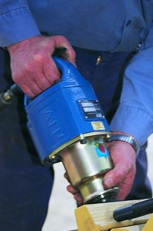 Heavy Duty Impact Wrenches An impact wrench has a relatively low torque motor which supplies rotary inertia to a special type clutch.