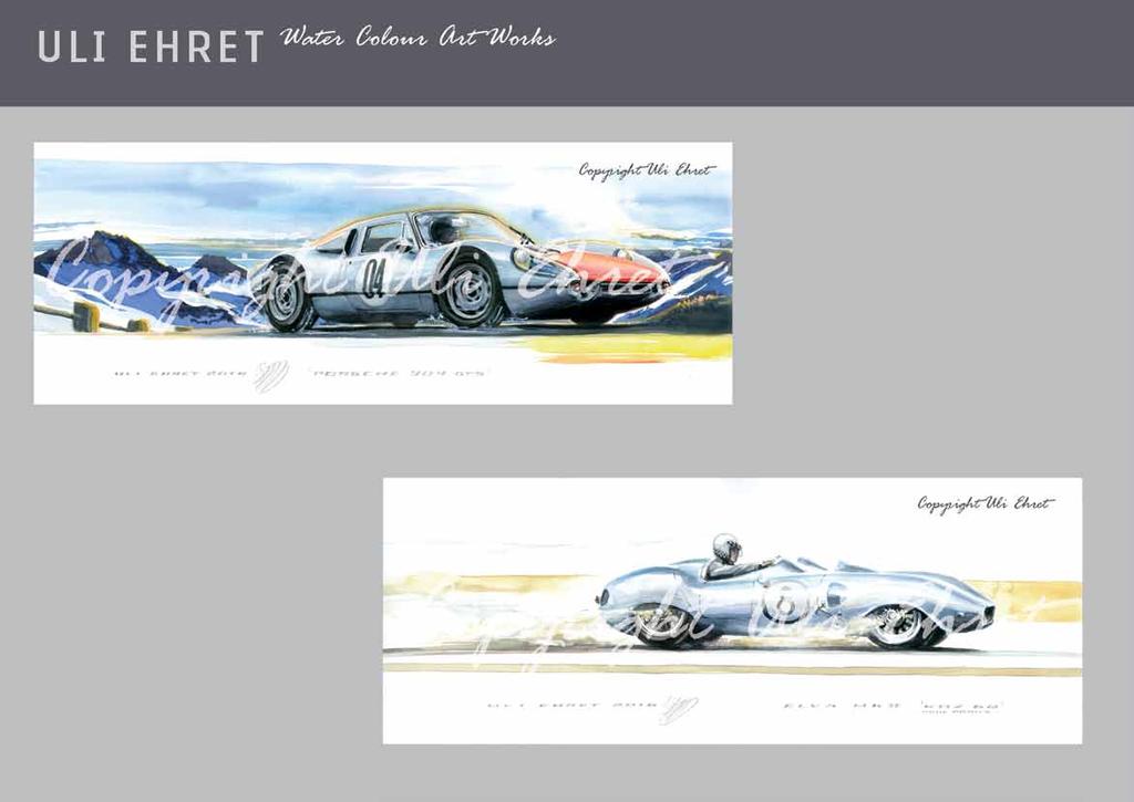 #591 Porsche 904 GTS Original available - On canvas: 180 x 100 cm, 150 x 70 cm, 100 x 60 cm, 80 x 40 cm - Framed prints: 15 x 30 cm, 20 x 50