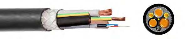 TROMMELFLEX (KSM-S) (N)SHTOEU: low voltage reeling cables for E-RTG s Mechanical parameters Max. tensile load on the conductor 20 N/² Torsional stress ± 50 /m Min.