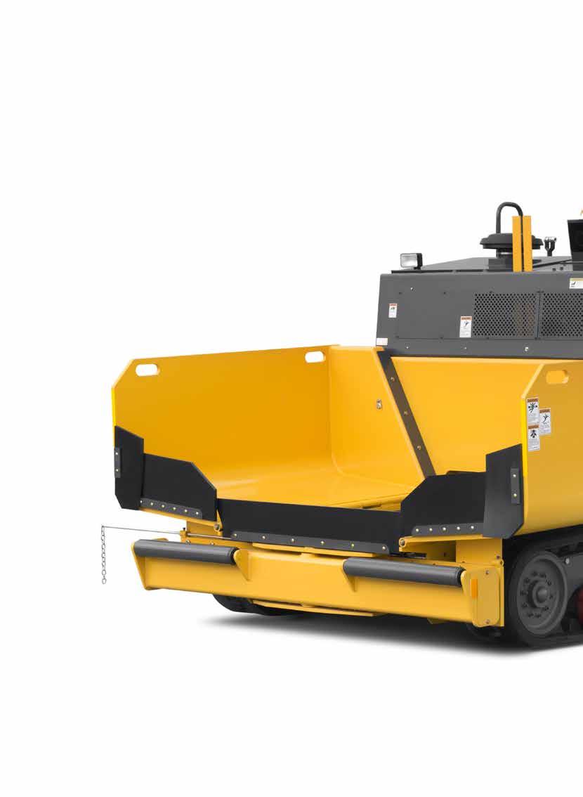 A paver you ll favor Power to perform The powerful and reliable 154 Hp (115 kw) T4F engine is fuel efficient and delivers low noise levels for operator comfort.
