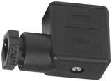 Plug sockets for coil Plug sockets pursuant to DIN EN 175301-803 Shape B