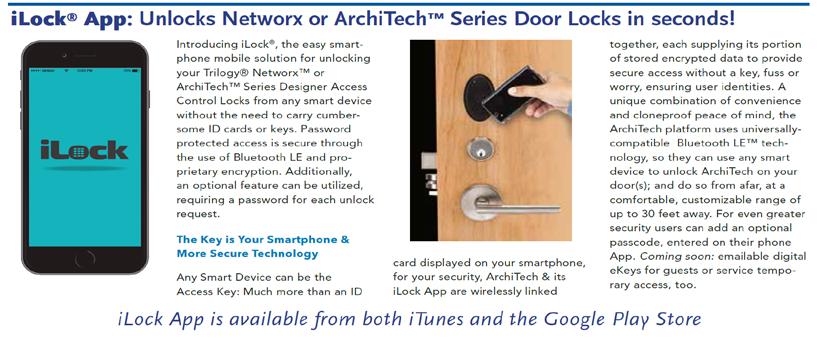 ArchiTech TM Series Networx Locks Parts and Accessories Product DESCRIPTION LIST PRICE Ethernet connected gateway w/ac AL-IME adapter to plug into standard wall outlet $510.