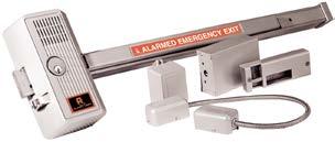 DELAYED EGRESS PANIC LOCKS 715 Series - Stand alone delayed egress panic lock. 15 second delayed latch, instant alarm. Instant egress in case of emergency or fire. Meets NFPA 101 Life Safety Code.