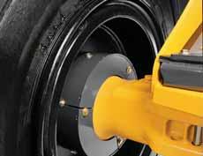 Axle guards help protect the seals and resist refuse