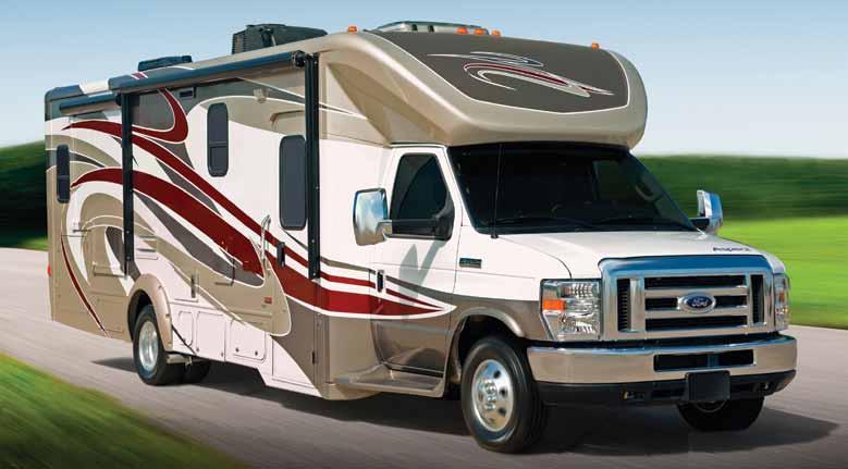 America s # 1 selling Class C Motorhome Chassis. (1) E-Series Class C Motorhome Chassis Features Three wheelbase choices: 138/158/176-inch Up to 14,500 lbs. GVWR and 22,000 lbs. GCWR (2) Powerful 5.