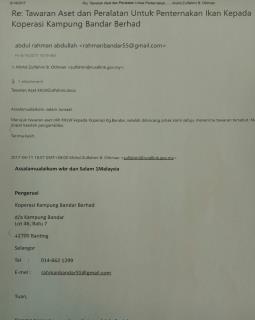 5.5.2.3 Koperasi Kampung Berundong Papar Berhad : Projek Mobile Cafe KopieSatu - Jumlah Kos Projek RM0.