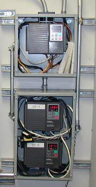Variable Frequency Drives (VFD) Essentially electronic motor starters that replace magnetic starters Add