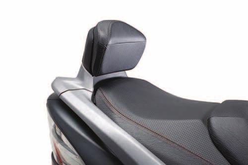 PASSENGER BACKREST Give your passenger a comfortable, contoured backrest to lean on.