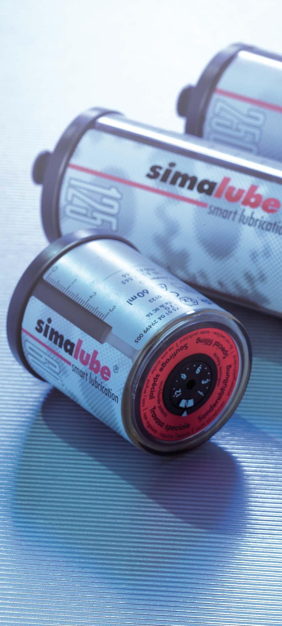 simalube, the compact lubricator that is economical, universally adaptable, and a friend to our environment.